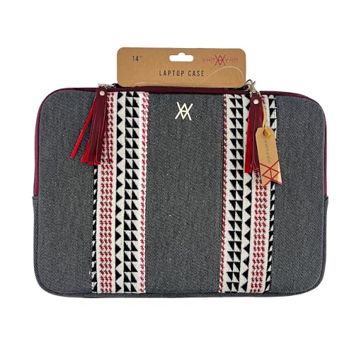 WONDEE Laptophülle bis zu 35,6 cm Laptoptasche 14 Zoll/13 Zoll, Bestickter, Gepolsterter und Verstärkter Stoff mit Reißverschluss - Laptoptasche Kompatibel mit Macbook Pro 13.3/14 zoll und alle Marken WONDEE Laptophülle bis zu 35,6 cm Laptoptasche 14 Zoll/13 Zoll, Bestickter, Gepolsterter und Verstärkter Stoff mit Reißverschluss - Laptoptasche Kompatibel mit Macbook Pro 13.3/14 zoll und alle Marken von WONDEE