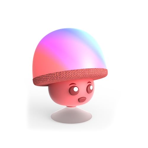 WONDEE Mob Bluetooth-Lautsprecher für Kinder, wasserdicht, mit Saugnapf und Nachtlicht, zum Aufkleben und für einen Hauch von Licht und Musik, wo Immer Sie wollen, originelle Geschenke für Jungen und WONDEE Mob Bluetooth-Lautsprecher für Kinder, wasserdicht, mit Saugnapf und Nachtlicht, zum Aufkleben und für einen Hauch von Licht und Musik, wo Immer Sie wollen, originelle Geschenke für Jungen und von WONDEE
