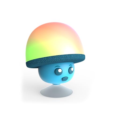WONDEE Mob Bluetooth-Lautsprecher für Kinder, wasserdicht, mit Saugnapf und Nachtlicht, zum Aufkleben und für einen Hauch von Licht und Musik, wo Immer Sie wollen, originelle Geschenke für Jungen und WONDEE Mob Bluetooth-Lautsprecher für Kinder, wasserdicht, mit Saugnapf und Nachtlicht, zum Aufkleben und für einen Hauch von Licht und Musik, wo Immer Sie wollen, originelle Geschenke für Jungen und von WONDEE