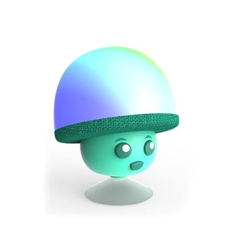 WONDEE Mob Bluetooth-Lautsprecher für Kinder, wasserdicht, mit Saugnapf und Nachtlicht, zum Aufkleben und für einen Hauch von Licht und Musik, wo Immer Sie wollen, originelle Geschenke für Jungen und WONDEE Mob Bluetooth-Lautsprecher für Kinder, wasserdicht, mit Saugnapf und Nachtlicht, zum Aufkleben und für einen Hauch von Licht und Musik, wo Immer Sie wollen, originelle Geschenke für Jungen und von WONDEE