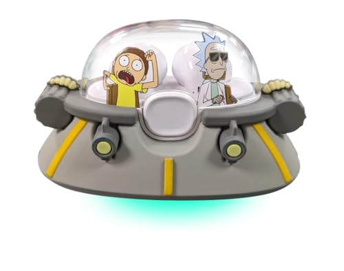 WONDEE Rick et Morty Bluetooth-Kopfhörer, kabellos, mit Google-Assistent, für Apple und Android, originelles Geschenk von Rick und Morty von WONDEE