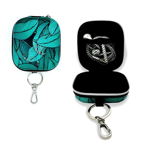 WONDEE Schönes Etui + In Ear Kopfhörer Kabel mit Mikrofon (Keine Kabelgewirr mehr), Kopfhörer mit Kabel, In Ear Kopfhörer, kopfhörer mit 3,5mm Klinkenstecker, Kompatibel mit Allen Geräten von WONDEE
