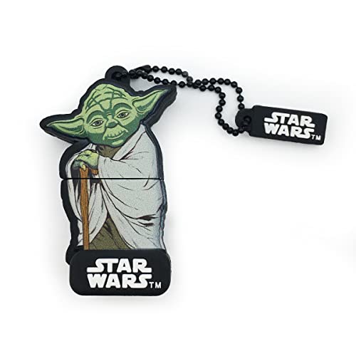 Wondee Disney Star Wars USB Stick Lustige 32GB Yoda - Star Wars Lustige Geschenke Gadget USB, Geschenk Star Wars Fur Männer und Kinder, Geschenkidee zum Geburtstag, Weihnachten oder Kommunion von WONDEE