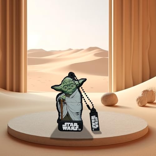Wondee Star Wars Geschenk, USB-Stick, 32 GB, Yoda mit Anhänger, Originelles Geschenk, Frikis – Disney Star Wars Gadgets Wondee Star Wars Geschenk, USB-Stick, 32 GB, Yoda mit Anhänger, Originelles Geschenk, Frikis – Disney Star Wars Gadgets von WONDEE
