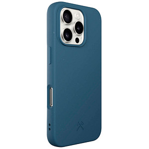 WOODCESSORIES Bio Case Handy-Cover für Apple iPhone 16 Pro navy von WOODCESSORIES