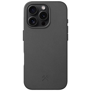 WOODCESSORIES Bio Case Handy-Cover für Apple iPhone 16 Pro schwarz von WOODCESSORIES