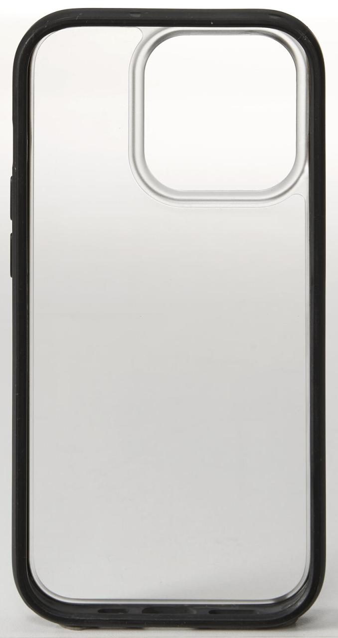 WOODCESSORIES Handy-Cover Clear Case für iPhone 14 Pro transparent, schwarz von WOODCESSORIES