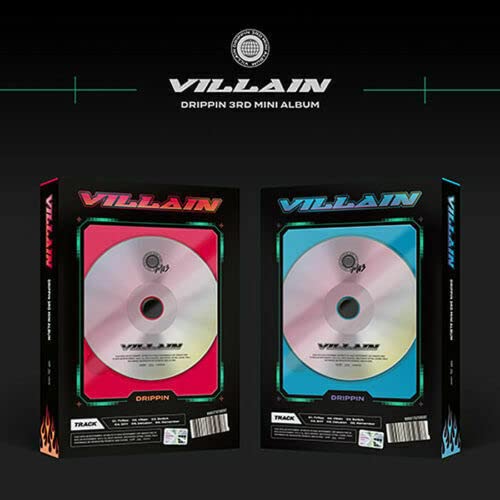 DRIPPIN [ VILLAIN ] 3rd Mini Album ( A + B SET. ) ( 2 CD+2 PRE-ORDER ITEM+2 Photo Book+2 Circle Card+2 Card Board Poster(On pack)+2 Item Card+2 Photo Card ) von WOOLLIM Ent.