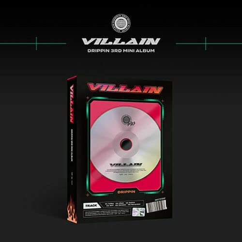 DRIPPIN [ VILLAIN ] 3rd Mini Album ( A Ver. ) ( CD+PRE-ORDER ITEM+Photo Book+Circle Card+Card Board Poster(On pack)+Item Card+Photo Card ) von WOOLLIM Ent.