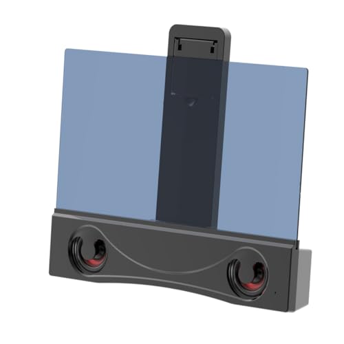 WOONEKY 1 Stück 12 Handy verstärker bildschirmverstärker für Handy Lautsprecher für Handy Lautsprecher der Bildschirmlupe des Telefons 12-Zoll-Telefonbildschirmlupe Handy-Zubehör Erdfarben von WOONEKY