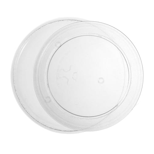 WOONEKY 2 Stück Mikrowellen Plattenspieler Mikrowellen Plattenspieler Teile Mikrowellen Platten Ersatz Kleine Mikrowellen Platte Glas Mikrowellen Platte Mikrowellen Glas von WOONEKY