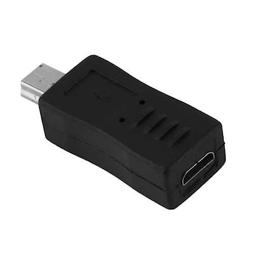 WOONEKY 2stücke Micro USB Zu Mini USB Adapter Hochwertiger Konverter Für Lade Datenübertragung Tragbares Design Kompatibel Mit Smartphones Und Digitalkameras von WOONEKY
