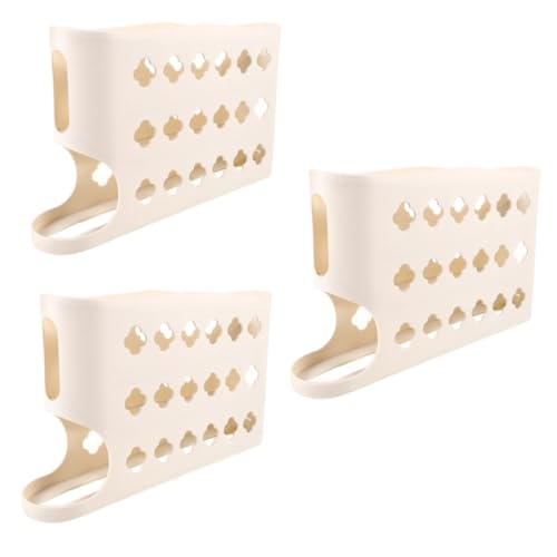 WOONEKY 3st Für Eier Eierspenderhalter Rollender Eierspender Eier-organizer Für Den Kühlschrank Hühnereierhalter Kühlschrank-eierhalter Frisches Eiertablett Weiß Pp WOONEKY 3st Für Eier Eierspenderhalter Rollender Eierspender Eier-organizer Für Den Kühlschrank Hühnereierhalter Kühlschrank-eierhalter Frisches Eiertablett Weiß Pp von WOONEKY