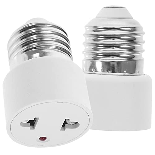 WOONEKY Konverter-Adapter Für Glühbirnen - 2St E27 Lampenfassung - Steckdosen-Splitter Und Lichtsteckdose - Erweiterung Der Glühbirnenfassung - Intelligente Stecker Für E27 Birne WOONEKY Konverter-Adapter Für Glühbirnen - 2St E27 Lampenfassung - Steckdosen-Splitter Und Lichtsteckdose - Erweiterung Der Glühbirnenfassung - Intelligente Stecker Für E27 Birne von WOONEKY