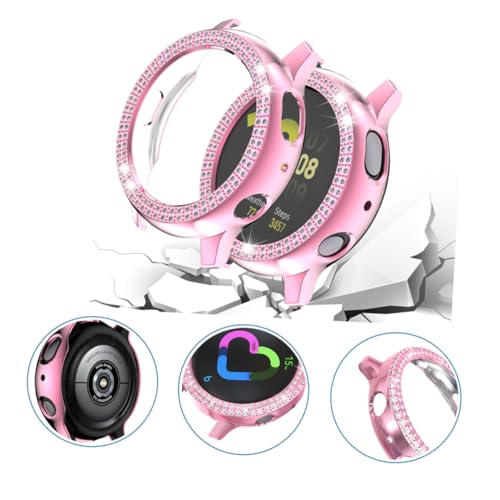 WOONEKY Pink 2 Watch Bumper Case Uhrenschutz PC Active 2 Case Active 2 Case Protector WOONEKY Pink 2 Watch Bumper Case Uhrenschutz PC Active 2 Case Active 2 Case Protector von WOONEKY