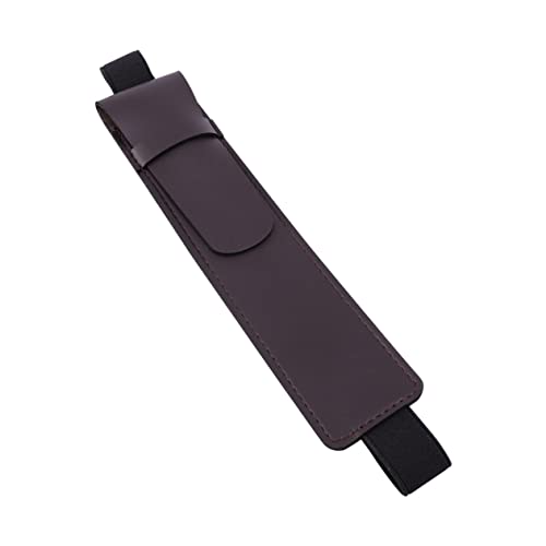 WOONEKY Stylus Pen Aufbewahrungstasche PU Ledertasche Schutzhülle für Schreibstift Universal Stifttasche Schokolade WOONEKY Stylus Pen Aufbewahrungstasche PU Ledertasche Schutzhülle für Schreibstift Universal Stifttasche Schokolade von WOONEKY