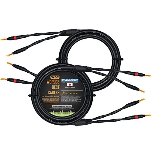 Canare 4S11 Lautsprecherkabel, Audiophile Qualität, HiFi Star-Quad, 2 Meter von WORLDS BEST CABLES