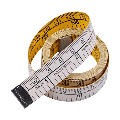 150 Cm/60-Zoll Körpersmessung Lineal Maschieren Schneidermessung Weiche Flat Lurer Centimeter Messklebeband 150 Cm/60-Zoll Körpersmessung Lineal Maschieren Schneidermessung Weiche Flat Lurer Centimeter Messklebeband von WOURRD