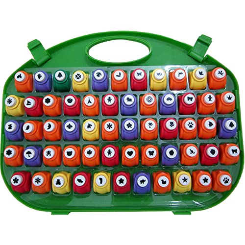 Handmad Craft Formen Set Papier Puncher Crafting Scrapbook Journal Cutter Puncher Für Kinderstudenten 58Pack Handmad Craft Formen Set Papier Puncher Crafting Scrapbook Journal Cutter Puncher Für Kinderstudenten 58Pack von WOURRD