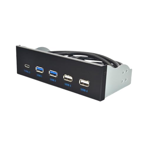 WOURRD 5 25-Zoll Medien Dashboards USB 3.1 Frontplatte 2 USB + 2 USB 2.0 + TypeC TypeE Für PC Desktop 5 25-Zoll ROM Laufwerksschacht WOURRD 5 25-Zoll Medien Dashboards USB 3.1 Frontplatte 2 USB + 2 USB 2.0 + TypeC TypeE Für PC Desktop 5 25-Zoll ROM Laufwerksschacht von WOURRD