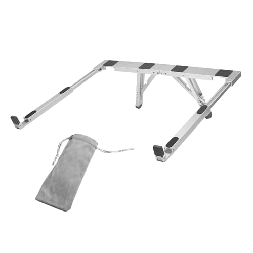 WOURRD Tragbarer Laptop Ständer Aus Aluminium Verstellbarer Klappbarer Tablet Mit Oxidations Finish Für Büro Und Unterhaltung von WOURRD