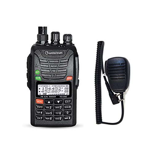 WOUXUN KG-UV6D 4m/2m 66-88/136-174MHz Tragbares BOS Tonruf-I Amateurfunk Dualband PMR-Handfunkgerät Mit Remote Speaker Mikrophon von WOUXUN