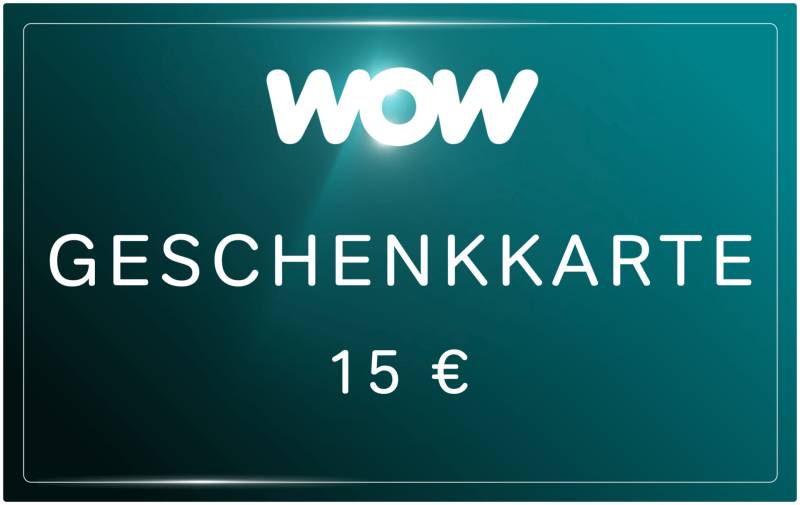 WOW Streaming Geschenkkarte 15€ – Geschenkkarte per Email von WOW series