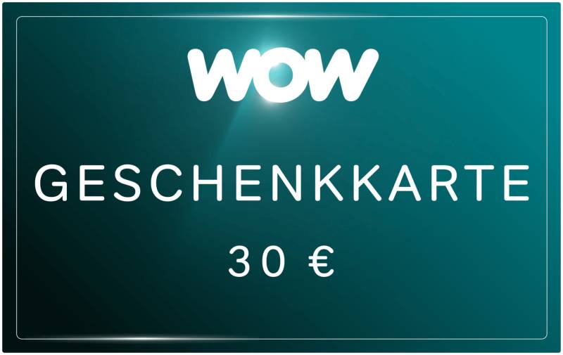 WOW Streaming Geschenkkarte 30€ – Geschenkkarte per Email von WOW series