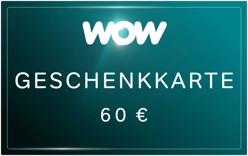 WOW Streaming Geschenkkarte 60€ – Geschenkkarte per Email von WOW series