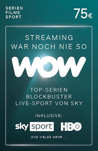 WOW Streaming 75 EUR (Versand per E-Mail - Code kann nur in Deutschland eingelöst werden, Code ist nicht in Österreich verfügbar) | PC Code von WOW