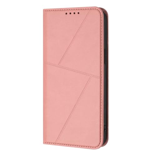 WOWUDI Handyhülle für Xiaomi Poco M5S 4G,[Kartenfächern] [Standfunktion] Premium Leder Handy Klappbare Stoßfeste Brieftasche Flipcase CoverSchutzhülle - Rosa von WOWUDI