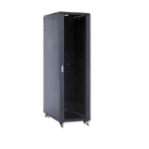 PW WP WPN-RNA-32808-B Freistehend Rack 32U schwarz – Regale (freistehend, 32 U, 800 kg, schwarz, 48,3 cm (19 Zoll), 800 mm) von WP Rack