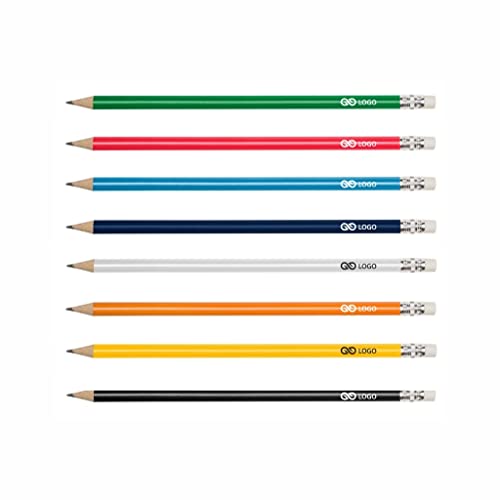 WPRO 250 x Bleistift Patterson mit Logo Druck Aufdruck Werbung Holz von WPRO