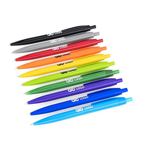 WPRO 500x Kugelschreiber Sascha Color mit Logo/Druck/Werbung/Aufdruck/bedruckt Werbeartikel von WPRO