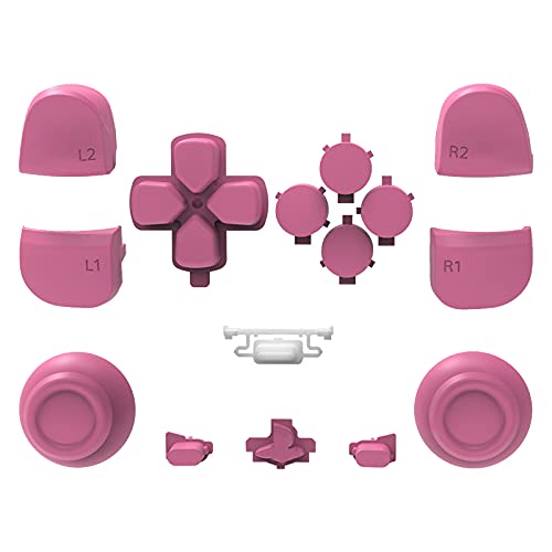 WPS Ersatz-Clip Shell Thumbsticks Dpad R1 L1 Trigger Full Buttons Set für PS5 Playstation Controller (lila) von WPS