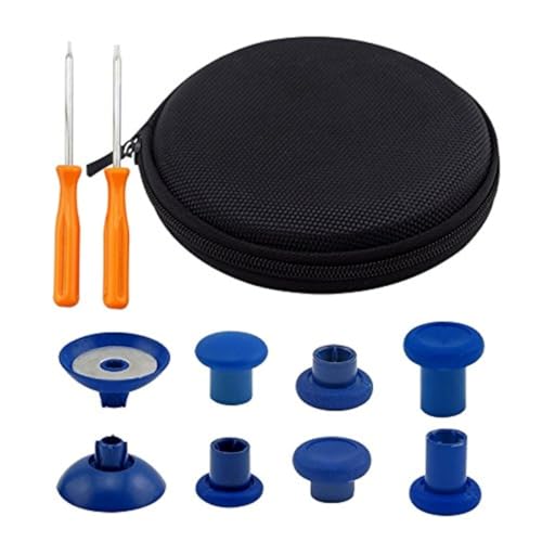 WPS Ersatz-Thumbsticks für PS4 DualShock 4 Controller Xbox One Elite Xbox One Controller, Blau, 8 Stück von WPS