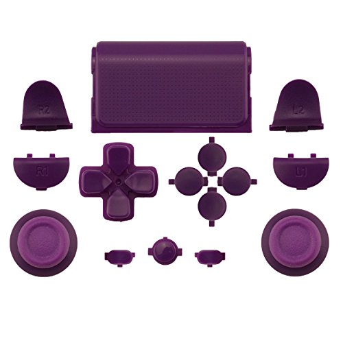WPS Touch Pad Thumbsticks Richtungstasten Home Full-Ersatzteile-Set für PS4 Playstation 4 Dualshock 4 Controller Shell (für Gen 1 Controller) Violett Violett von WPS