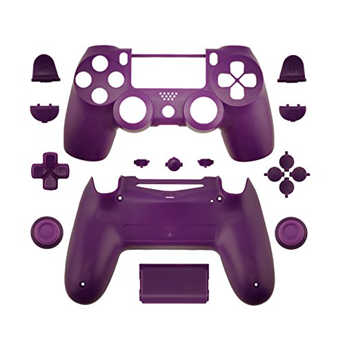 WPS matt Controller Case Collection Full Gehäuse Schale + Full Tasten für PS4 Playstation Slim Pro (jdm-040) Controller violett violett von WPS