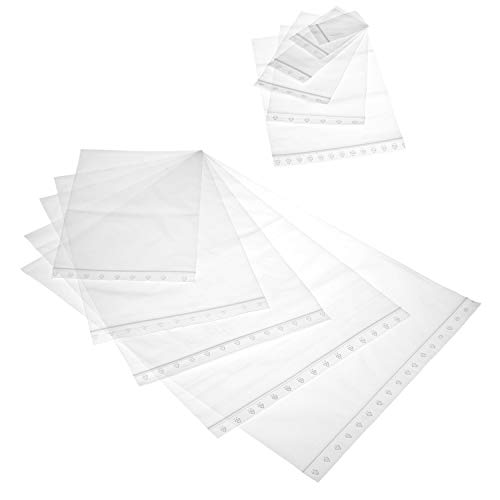 WPTrading - 1000x Druckverschlussbeutel 160x220mm 50my - Druckverschluss Beutel transparent (LDPE-Folie) - Zipbeutel Folienbeutel wiederverschließbar Plastikbeutel Polybeutel lebensmittelunbedenklich von WPTrading