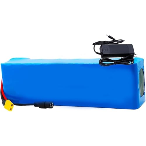E-Bike Batterie 60V 8Ah 10Ah 15Ah 18Ah 20Ah Fahrrad Li-Ionen-Akkupack Wasserdichter PVC-Akku Eingebauter BMS,Für 200W 350W 500W 750W 800W 1000W Motor,Mit Ladegerät(XT60,60V 18AH) von WPXXXW