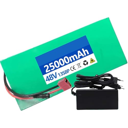 WPXXXW 36V 48V E-Bike Akku,36V 48V 8Ah 10Ah 20Ah 25Ah Elektrofahrrad Batterie Pack Lithium-Ionen Herausnehmbare Batterie,Mit Ladegerät,Für 200W 350W 500W 800W 1000W Motor(T,36V 8AH) von WPXXXW