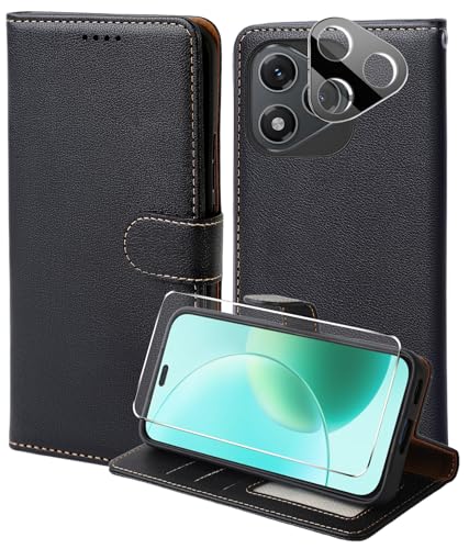 WQRTYJK Handyhülle für Honor 400 Lite 5G Hülle Mit 1 Stück Panzer Schutz Glas und Kamera Schutzfolie,RFID Blockierung,Premium PU Leder, Kartenfach, Ständer, Schutzhülle Klapphülle - Schwarz WQRTYJK Handyhülle für Honor 400 Lite 5G Hülle Mit 1 Stück Panzer Schutz Glas und Kamera Schutzfolie,RFID Blockierung,Premium PU Leder, Kartenfach, Ständer, Schutzhülle Klapphülle - Schwarz von WQRTYJK