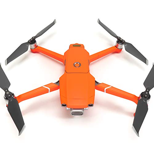 WRAPGRADE Hauptgerät Skin kompatibel mit DJI Mavic2 (NEON ORANGE) von WRAPGRADE