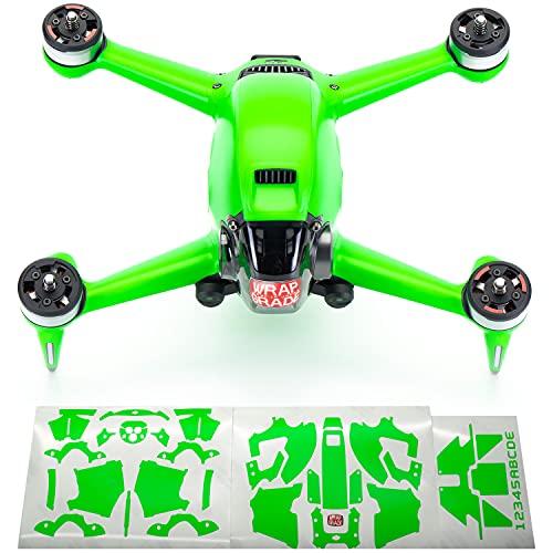 WRAPGRADE Skin Kompatibel mit DJI FPV (NEON Green) von WRAPGRADE