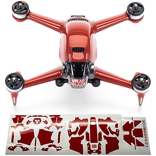 WRAPGRADE Skin Kompatibel mit DJI FPV (SUPER RED) von WRAPGRADE