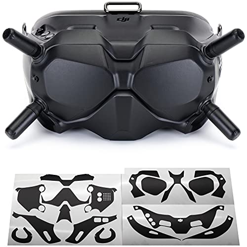 WRAPGRADE Skin Kompatibel mit DJI FPV | Goggles V2 (Stealth Black) von WRAPGRADE