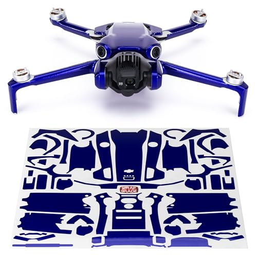 WRAPGRADE Skin Kompatibel mit DJI Mini 4 Pro (Stratospher Blue) von WRAPGRADE