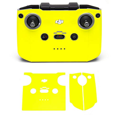 Wrapgrade Skin Sticker Set Kompatibel mit DJI Mini 2 | Fernbedienung (NEON Yellow) von WRAPGRADE