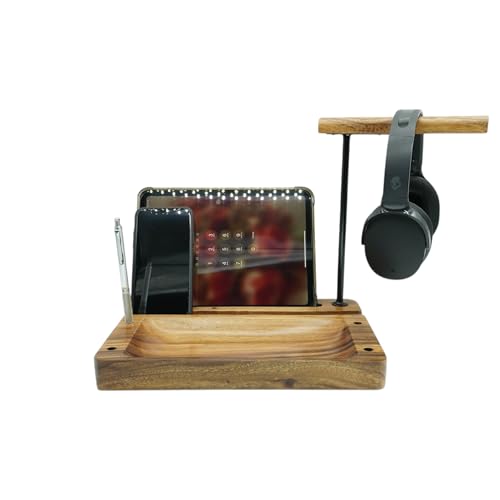 WRIGHTMART Ständer für Kopfhörer, iPad, Tablet und Handy, mit Schreibtisch-Organizer, strapazierfähig, kompatibel mit Bose, Beats, Sony, Sennheiser-Headset WRIGHTMART Ständer für Kopfhörer, iPad, Tablet und Handy, mit Schreibtisch-Organizer, strapazierfähig, kompatibel mit Bose, Beats, Sony, Sennheiser-Headset von WRIGHTMART
