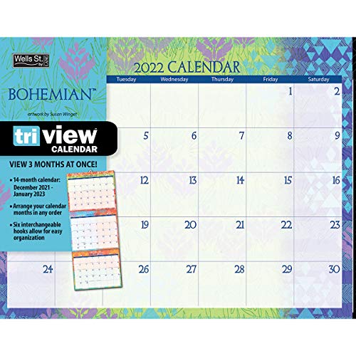 WSBL Bohemian 2022 Tri-View Kalender (22997003503) von WSBL